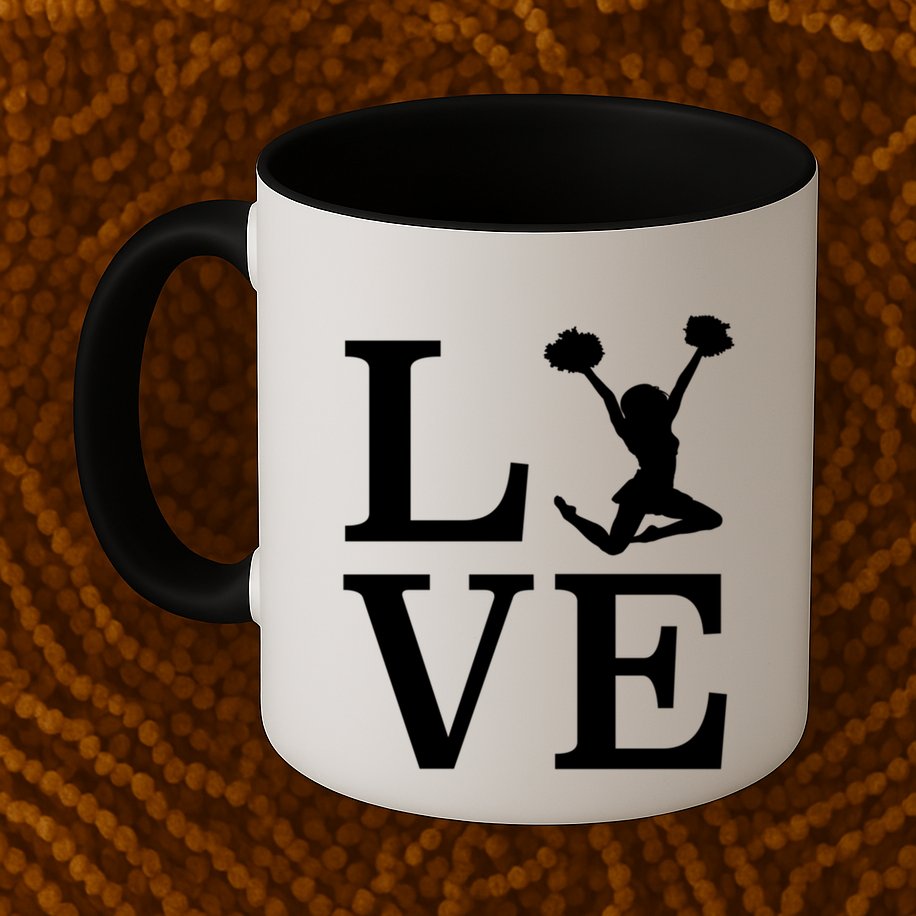 Love Cheer For Lover Cheerleader Mug