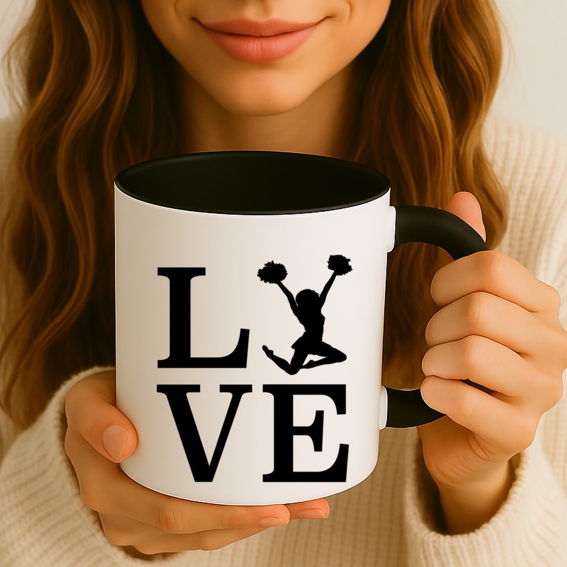 Love Cheer For Lover Cheerleader Mug