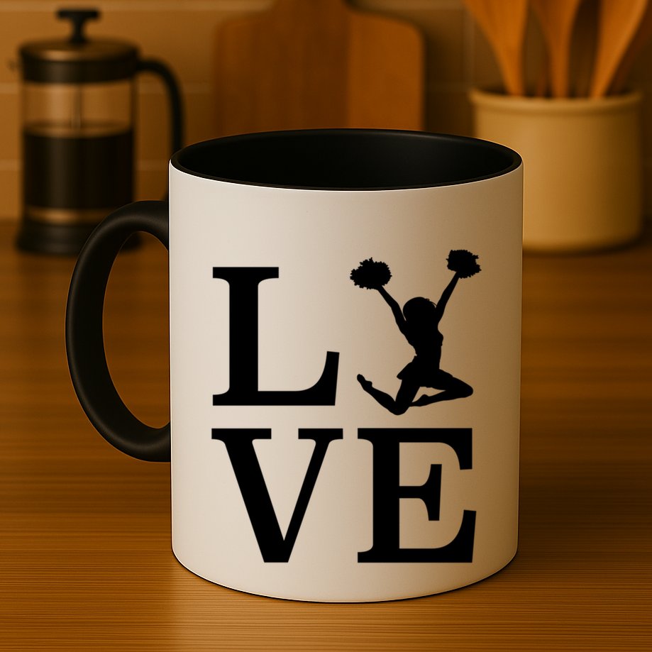 Love Cheer For Lover Cheerleader Mug