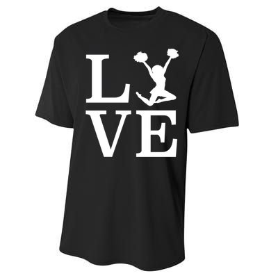 Love Cheer For Lover Cheerleader Performance Sprint T-Shirt