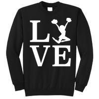 Love Cheer For Lover Cheerleader Tall Sweatshirt