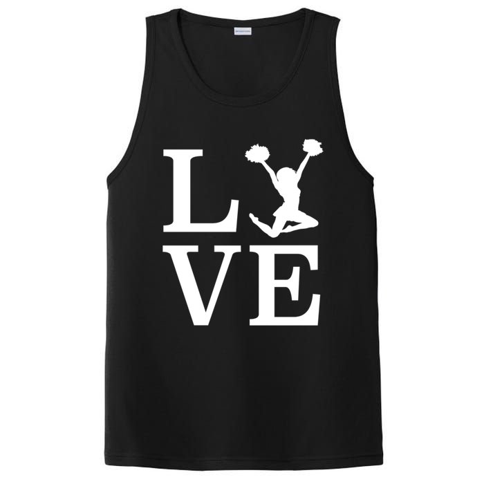 Love Cheer For Lover Cheerleader PosiCharge Competitor Tank