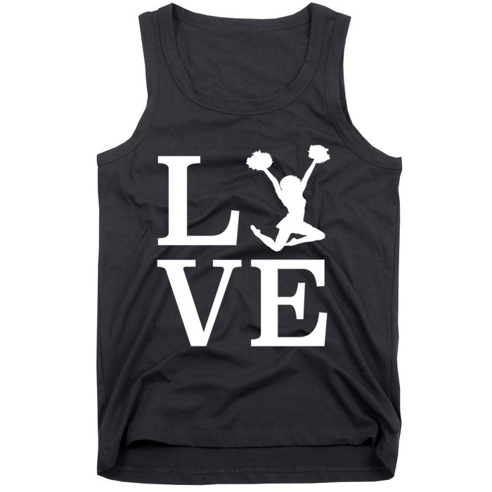 Love Cheer For Lover Cheerleader Tank Top