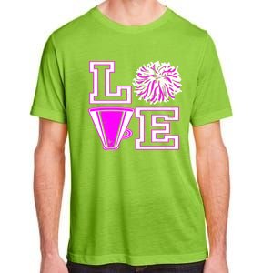 Love Cheer For N Cheerleader Gift Adult ChromaSoft Performance T-Shirt