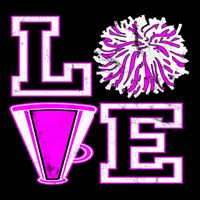 Love Cheer For N Cheerleader Gift Doggie Tank