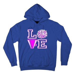 Love Cheer For N Cheerleader Gift Hoodie