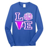 Love Cheer For N Cheerleader Gift Long Sleeve Shirt