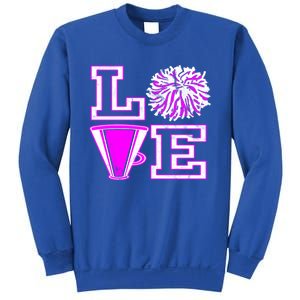 Love Cheer For N Cheerleader Gift Sweatshirt