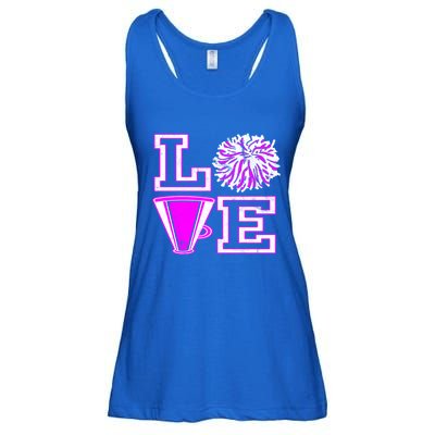 Love Cheer For N Cheerleader Gift Ladies Essential Flowy Tank