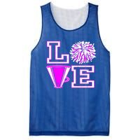 Love Cheer For N Cheerleader Gift Mesh Reversible Basketball Jersey Tank