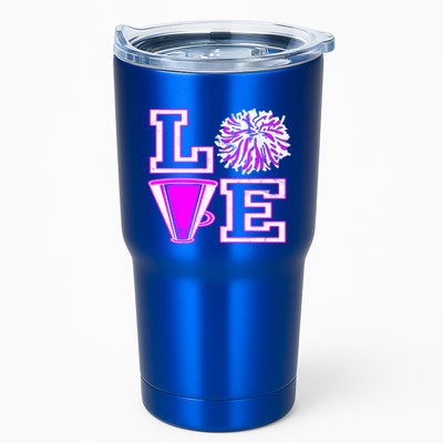 Love Cheer For N Cheerleader Gift Tumbler