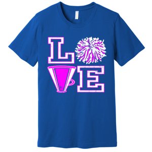 Love Cheer For N Cheerleader Gift Premium T-Shirt