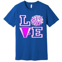 Love Cheer For N Cheerleader Gift Premium T-Shirt