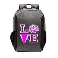 Love Cheer For N Cheerleader Gift Vector Backpack