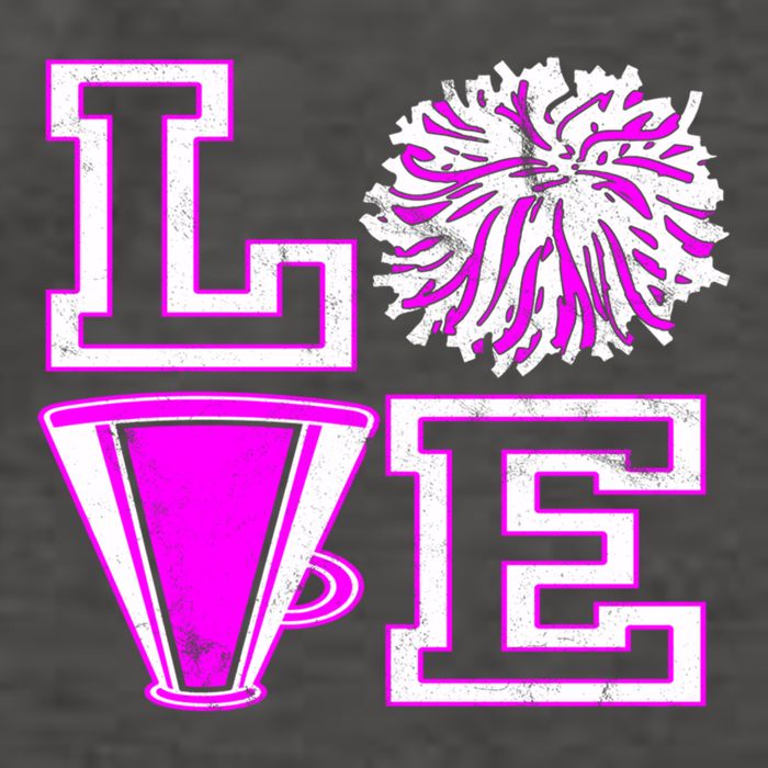 Love Cheer For N Cheerleader Gift Vector Backpack