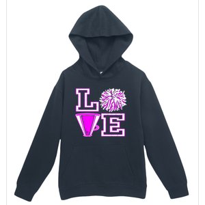 Love Cheer For N Cheerleader Gift Urban Pullover Hoodie