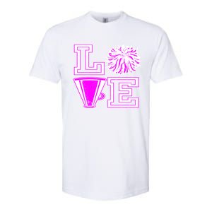 Love Cheer For N Cheerleader Gift Softstyle CVC T-Shirt