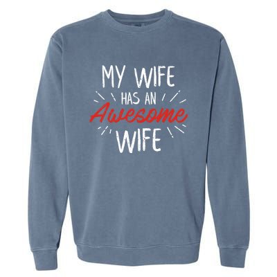 Lesbian Couple Funny Cute Valentines Day Gift Garment-Dyed Sweatshirt