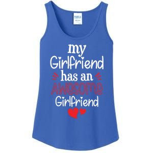 Lesbian Couple Funny Cute Valentines Day Gift Cute Gift Ladies Essential Tank