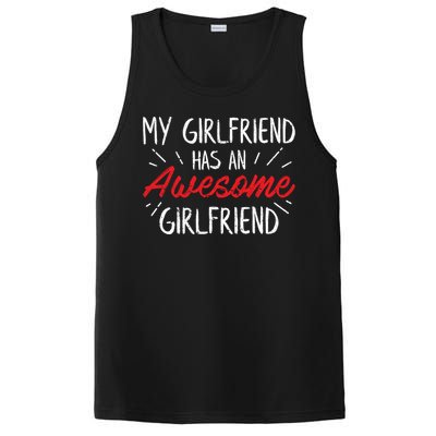 Lesbian Couple Funny Cute Valentines Day Gift Cool Gift PosiCharge Competitor Tank