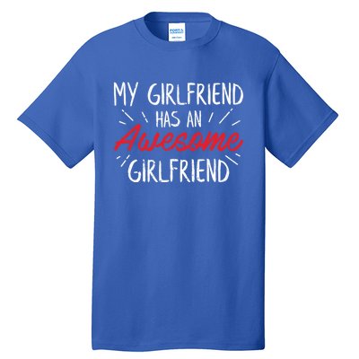 Lesbian Couple Funny Cute Valentines Day Gift Cool Gift Tall T-Shirt