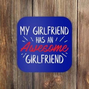 Lesbian Couple Funny Cute Valentines Day Gift Cool Gift Coaster