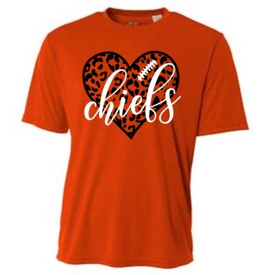 Love Chiefs Football Cool Kansas City Design Cooling Performance Crew T-Shirt