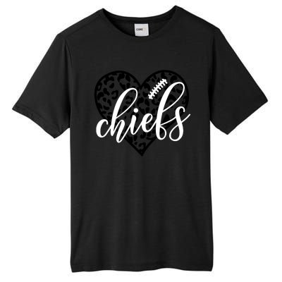 Love Chiefs Football Cool Kansas City Design Tall Fusion ChromaSoft Performance T-Shirt