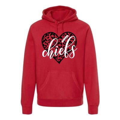 Love Chiefs Football Cool Kansas City Design Premium Hoodie