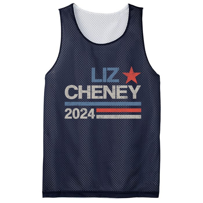 Liz Cheney For President 2024 Usa Election Liz 24 Mesh Reversible Basketball Jersey Tank