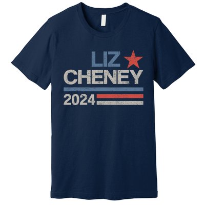 Liz Cheney For President 2024 Usa Election Liz 24 Premium T-Shirt