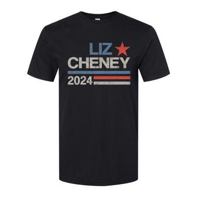 Liz Cheney For President 2024 Usa Election Liz 24 Softstyle CVC T-Shirt