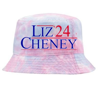 Liz Cheney For President 2024 USA Tie-Dyed Bucket Hat