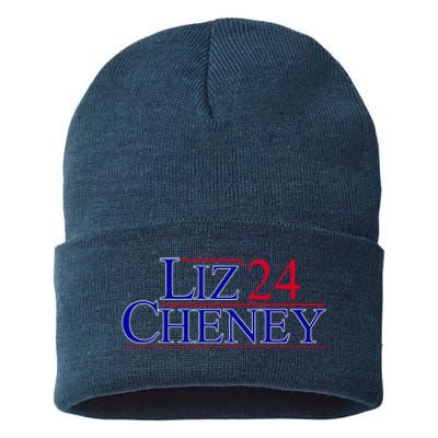 Liz Cheney For President 2024 USA Sustainable Knit Beanie