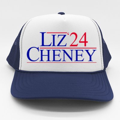 Liz Cheney For President 2024 USA Trucker Hat