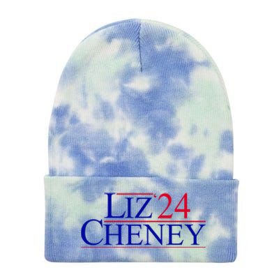 Liz Cheney For President 2024 USA Tie Dye 12in Knit Beanie