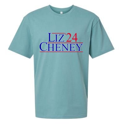 Liz Cheney For President 2024 USA Sueded Cloud Jersey T-Shirt