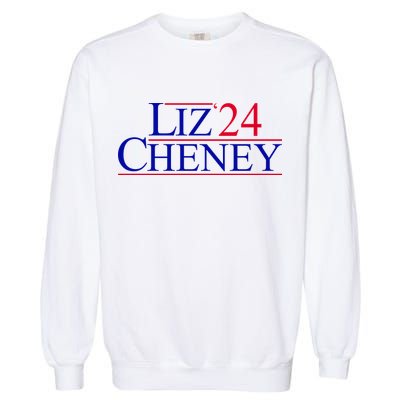 Liz Cheney For President 2024 USA Garment-Dyed Sweatshirt