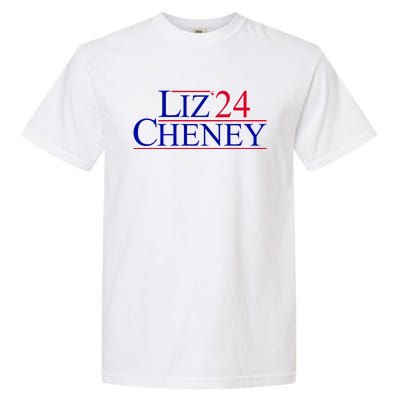 Liz Cheney For President 2024 USA Garment-Dyed Heavyweight T-Shirt