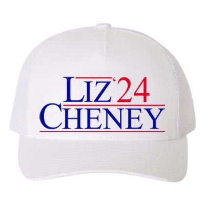 Liz Cheney For President 2024 USA Yupoong Adult 5-Panel Trucker Hat