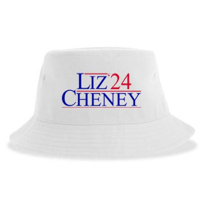 Liz Cheney For President 2024 USA Sustainable Bucket Hat