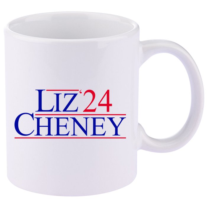 Liz Cheney For President 2024 USA 11oz C Handle Ceramic Mug
