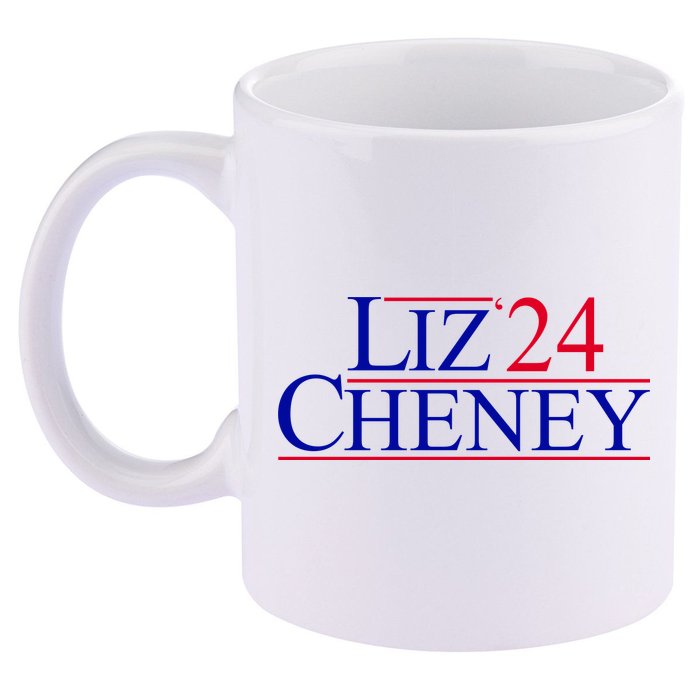 Liz Cheney For President 2024 USA 11oz C Handle Ceramic Mug
