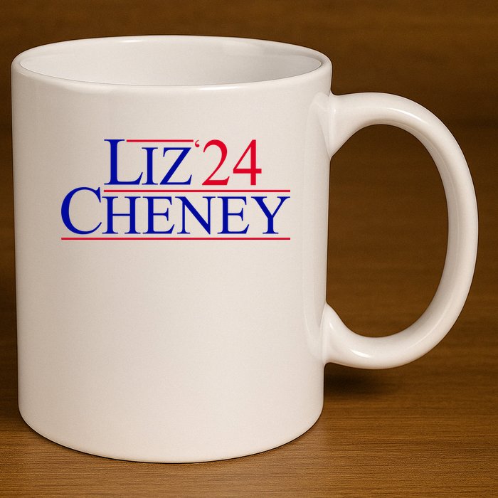 Liz Cheney For President 2024 USA 11oz C Handle Ceramic Mug