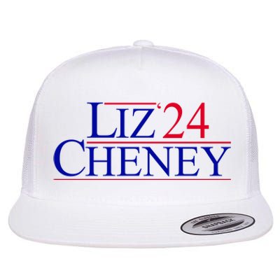 Liz Cheney For President 2024 USA Flat Bill Trucker Hat