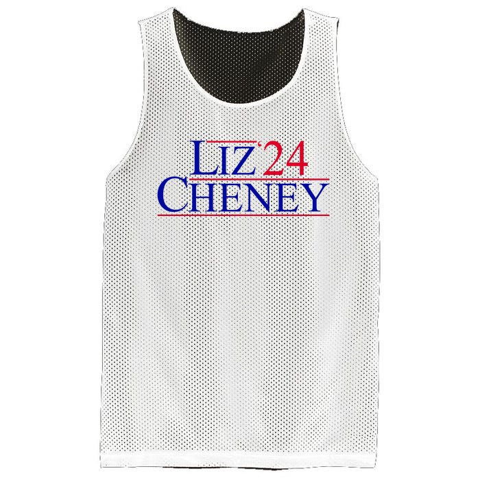 Liz Cheney For President 2024 USA Mesh Reversible Basketball Jersey Tank