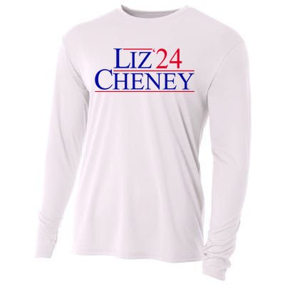 Liz Cheney For President 2024 USA Cooling Performance Long Sleeve Crew