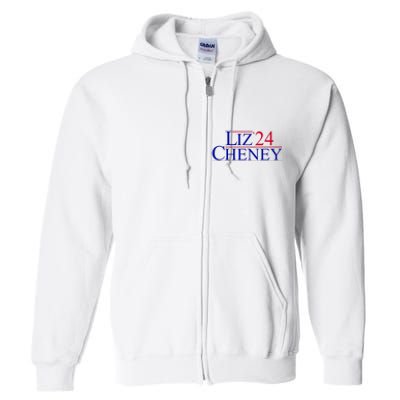 Liz Cheney For President 2024 USA Full Zip Hoodie