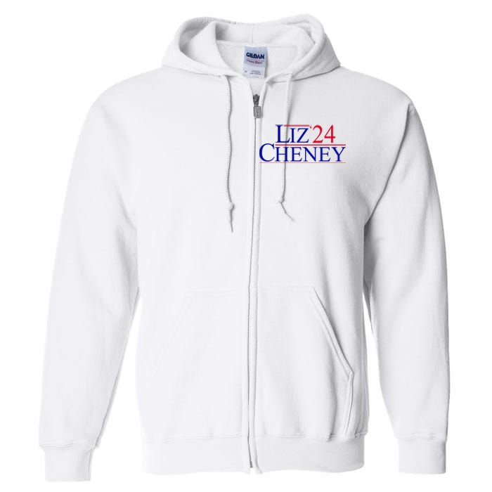 Liz Cheney For President 2024 USA Full Zip Hoodie