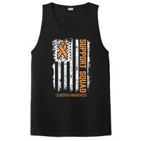 Leukemia Cancer Flag Support Squad Leukemia Cancer Awareness PosiCharge Competitor Tank